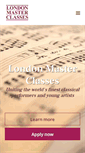 Mobile Screenshot of londonmasterclasses.com
